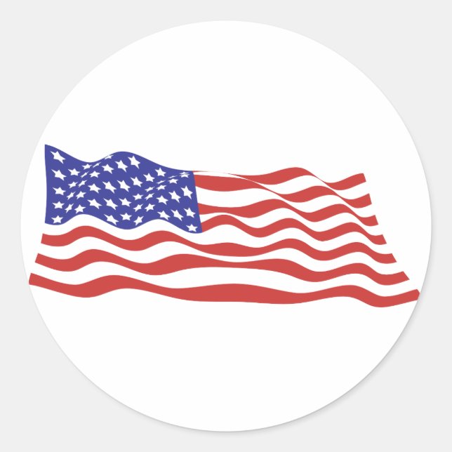 USA Flag Large Sticker Sheets (Front)