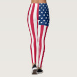 USA Flag Leggings - Patriotic<br><div class="desc">USA - United States of America - Flag - Patriotic - independence day - July 4th - Customizable - Choose / Add Your Unique Text / Colour / Image - Make Your Special Gift - Resize and move or remove and add elements / image with customization tool. You can also...</div>