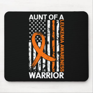 USA Flag Leukaemia Awareness Month US American For Mouse Pad