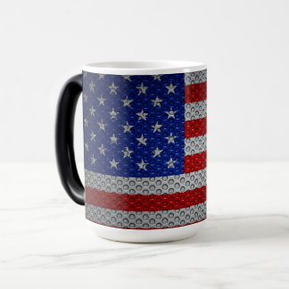 USA flag. Magic Mug