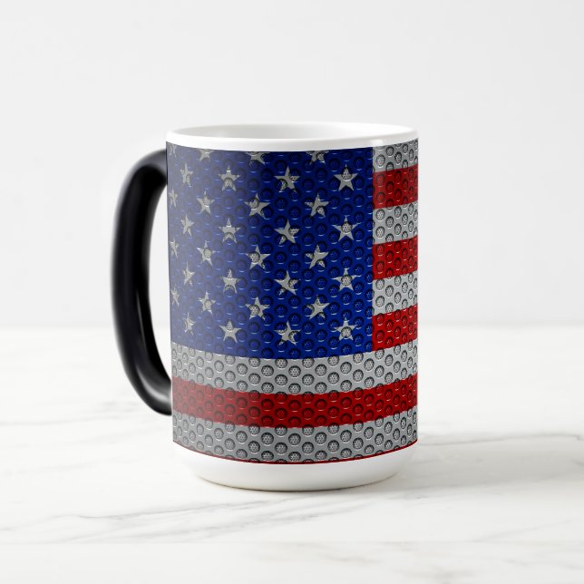 USA flag. Magic Mug (Front Left)