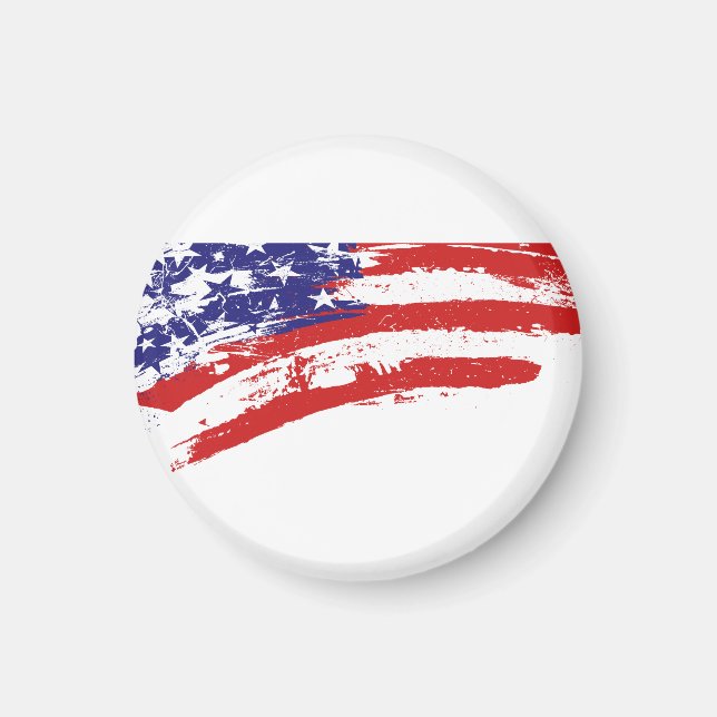 USA flag magnet (Front)
