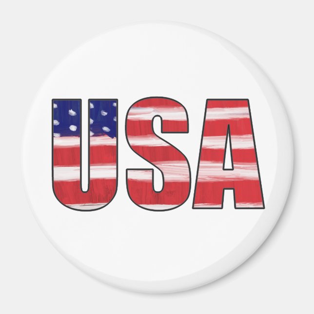 USA Flag Magnet (Front)