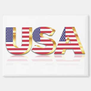 USA Flag Magnet Cadeau American Patriotic