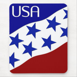 USA Flag Mouse Pad