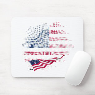 USA flag Mouse Pad