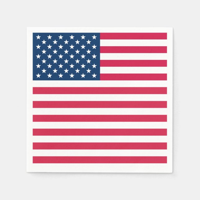 USA Flag Napkin (Front)