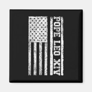Usa Flag New Pope 2025 Christian Catholic Pope Leo Magnet