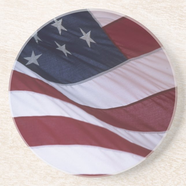 USA flag, North Carolina, USA Coaster (Front)