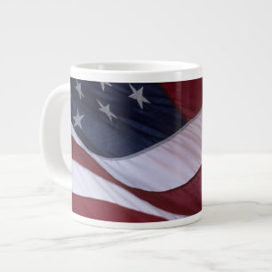 USA flag, North Carolina, USA Large Coffee Mug