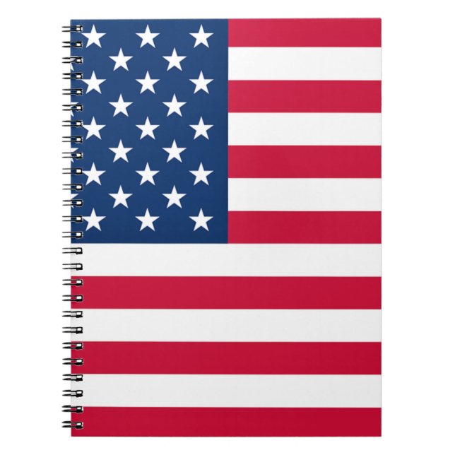 USA Flag Notebook (Front)
