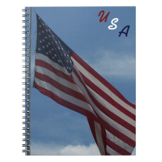 USA Flag Notebook