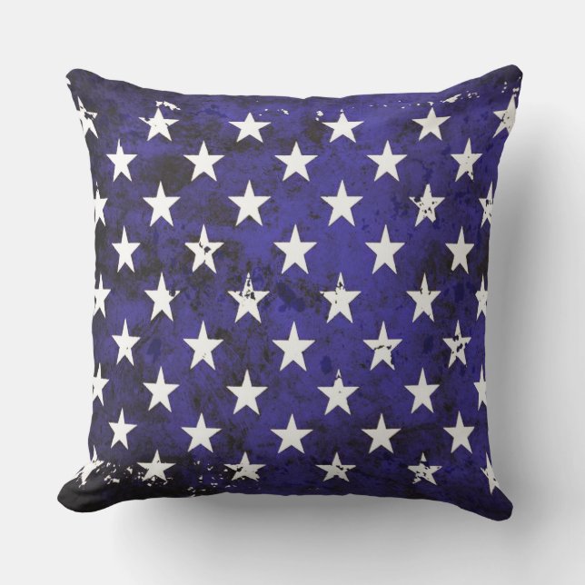 USA Flag Outdoor Pillow (Front)