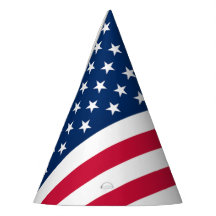 USA Flag Paper Party Hat Patriotic