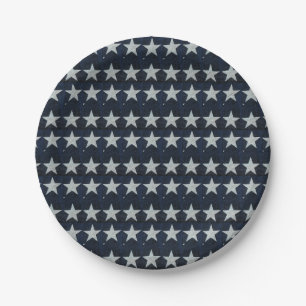 USA Flag Paper Plate