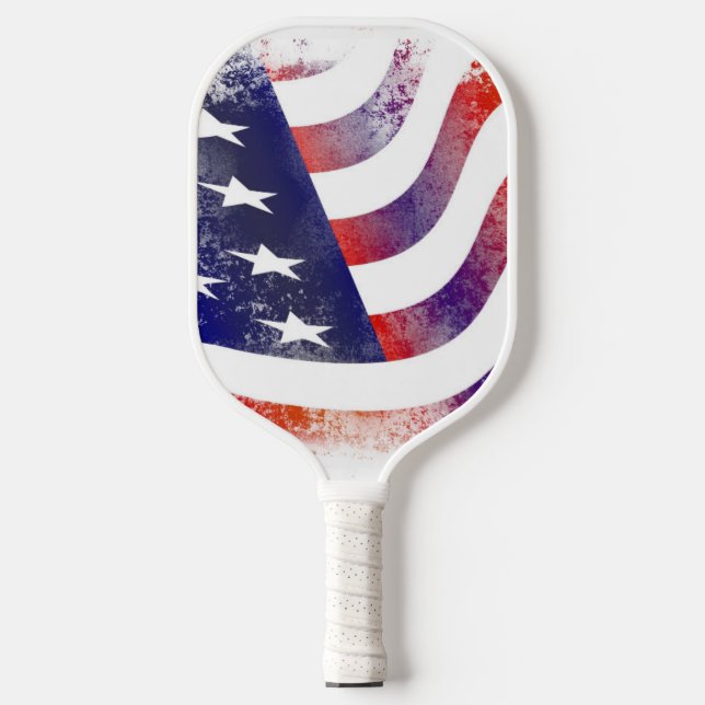 USA Flag Pickleball Paddle (Front)