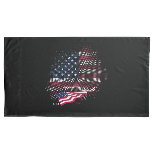 USA flag Pillowcase (Front)