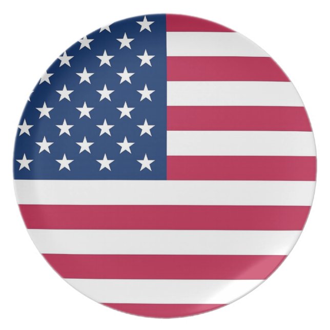 USA Flag Plate (Front)