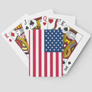 USA Flag Playing Cards