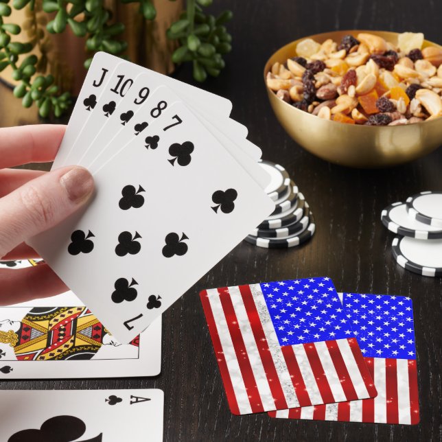 USA flag Playing Cards (In Situ)