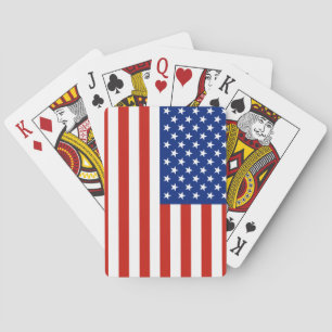 USA flag Playing Cards
