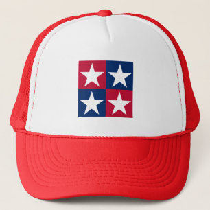 USA Flag Pop Art Stars Trucker Hat