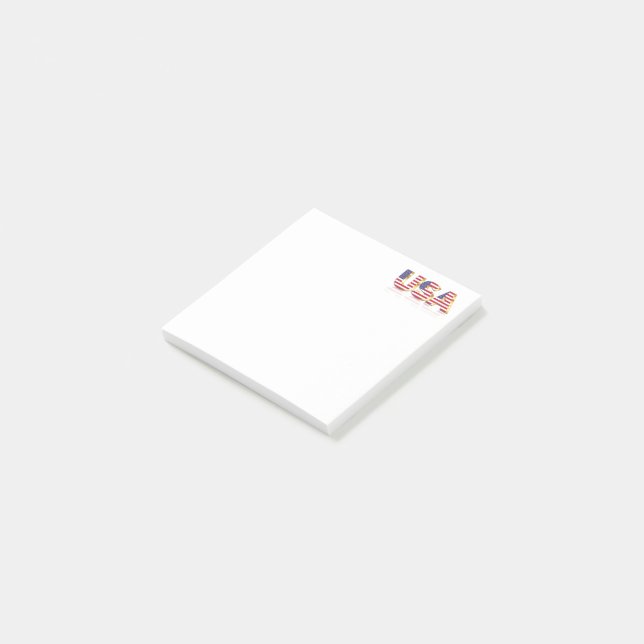 USA Flag Post-it® Notes Patriotic (Angled)