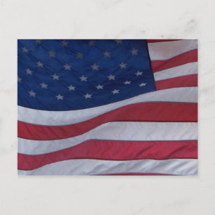 USA Flag Postcard