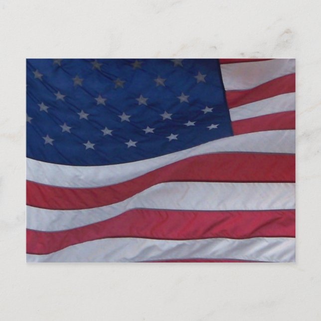 USA Flag Postcard (Front)