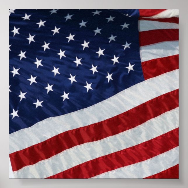 USA Flag Poster (Front)