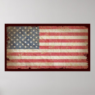 USA Flag Poster