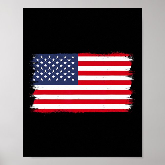 Usa Flag  Poster (Front)
