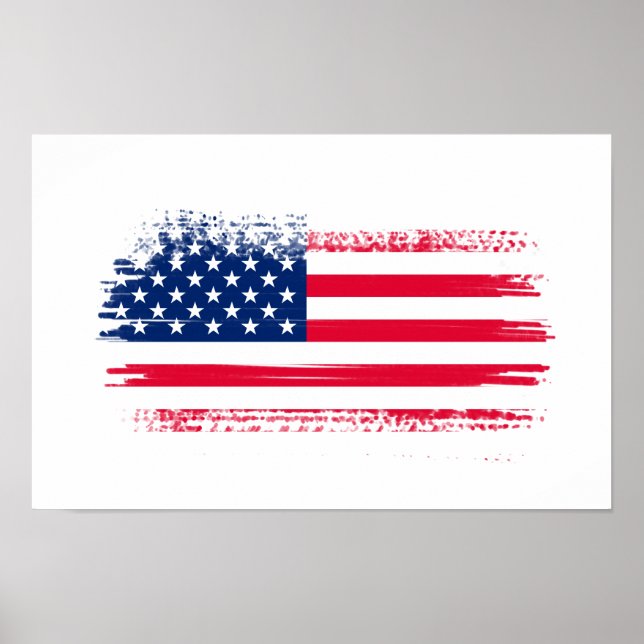 USA flag  Poster (Front)