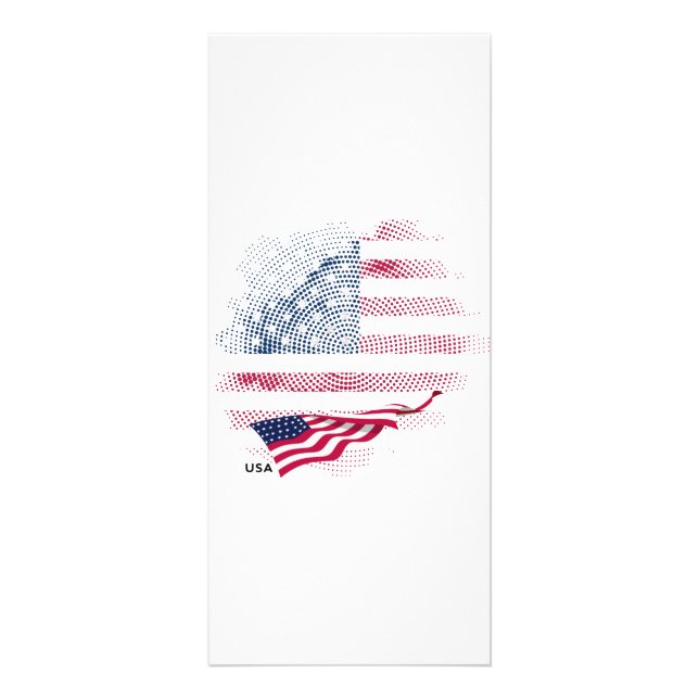 USA flag Rack Card (Front)