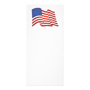 USA flag Rack Card