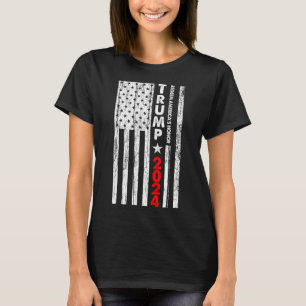 Usa Flag Redeem America's Honor Trump 2024 T-Shirt