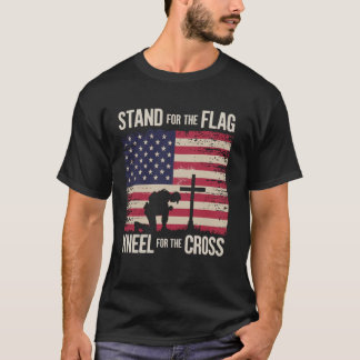 USA Flag Religious Quote 4th of July for Christian T-Shirt