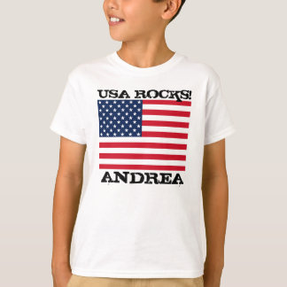 USA Flag Rocks T-Shirt