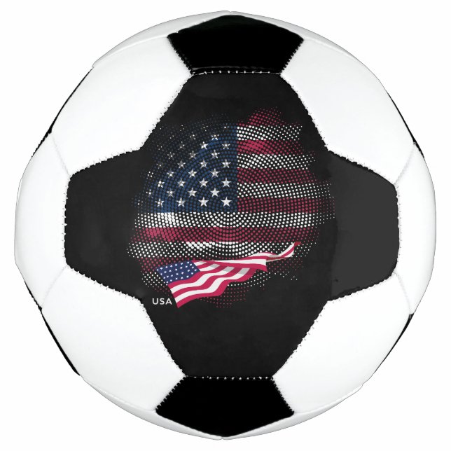 USA flag Soccer Ball (Front)