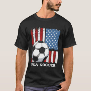 Usa Flag Soccer Team United States Football Team S T-Shirt