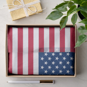 USA Flag Stars and Stripes Tissue Paper