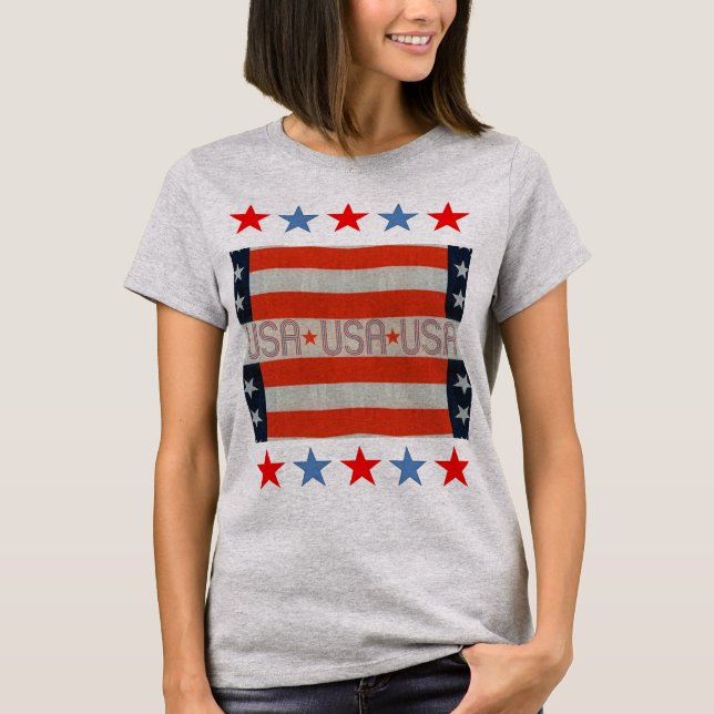 USA Flag T-Shirt (Front)