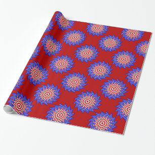 USA Flag Teabag Folding s12R-GIFT WRAPPING PAPER