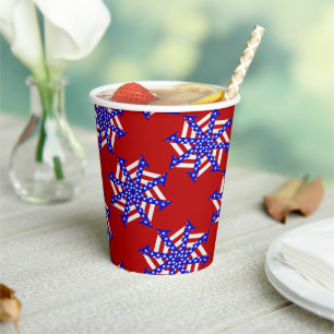 USA Flag-Teabag Folding s14r-PAPER PARTY CUPS