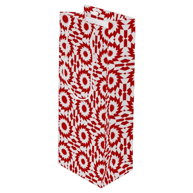 USA Flag-Teabag Folding S5-WINE GIFT BAG (Front Angled)