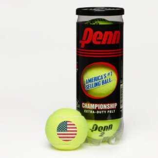 USA Flag Tennis Balls