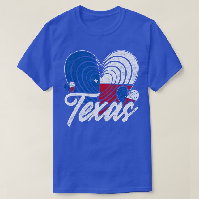 USA Flag Texas T-Shirt (Design Front)