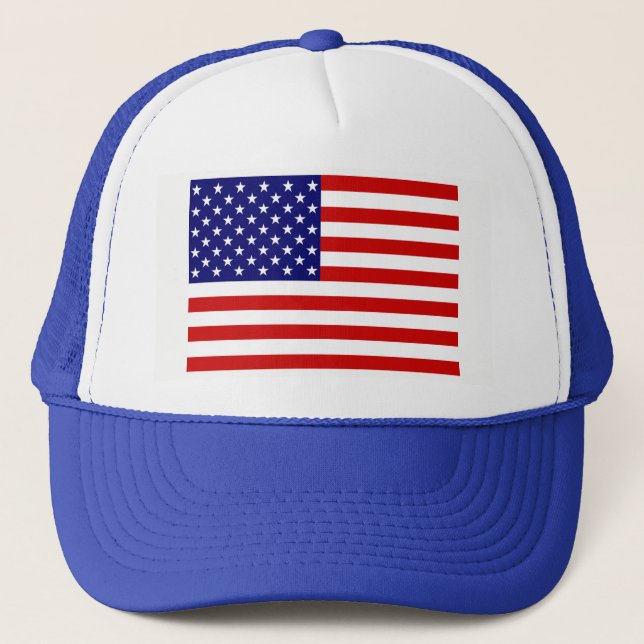 USA Flag thcnt Trucker Hat (Front)