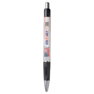 USA Flag Theme Promotional Custom 4th of July Pen