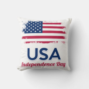 USA Flag     Throw Pillow